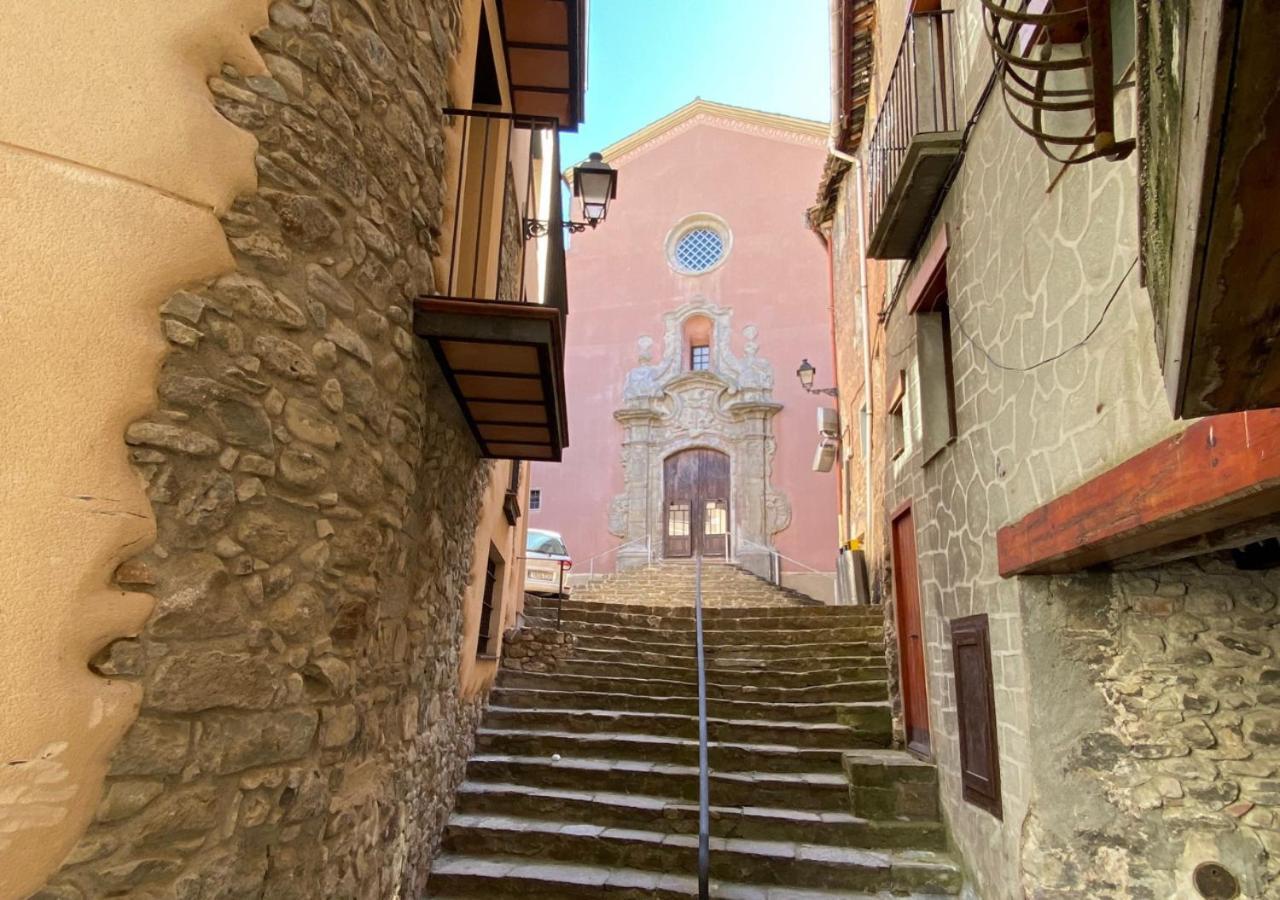 Apartamento Con Encanto En El Pirineo La Pobla de Lillet Kültér fotó